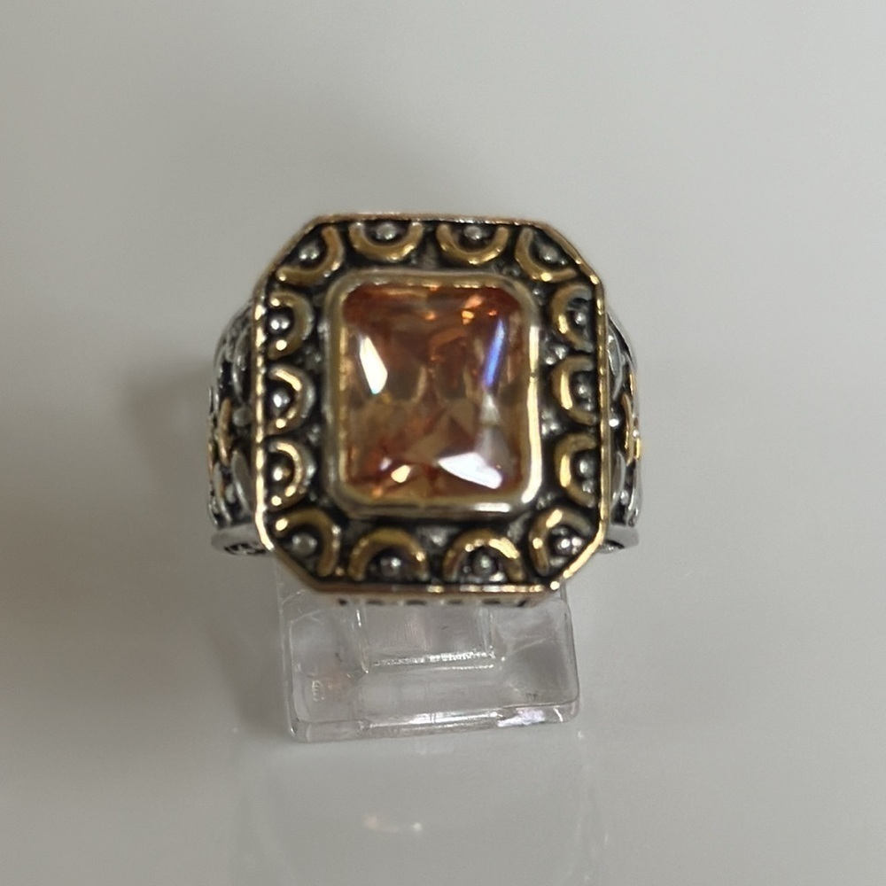 Elegant 925 silver 14k yellow gold